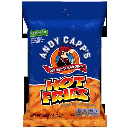 ANDY CAPP Hot Fries 0.85 oz., PK72 2620047167